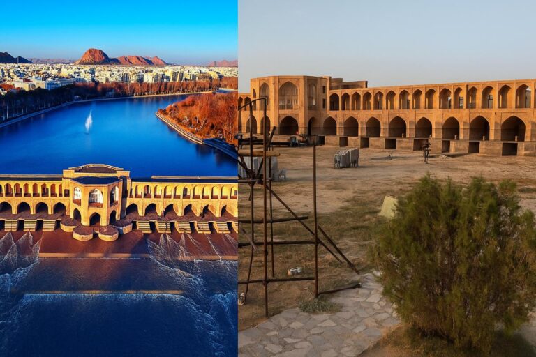 خداحافظی با رودخانه پرآب... زاینده رود در اصفهان برای یک مهمانی خشک می‌شود