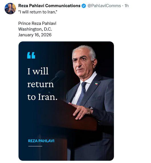 «به ایران باز خواهم گشت»؛ جمله‌ای که معادله‌ها را لرزاند