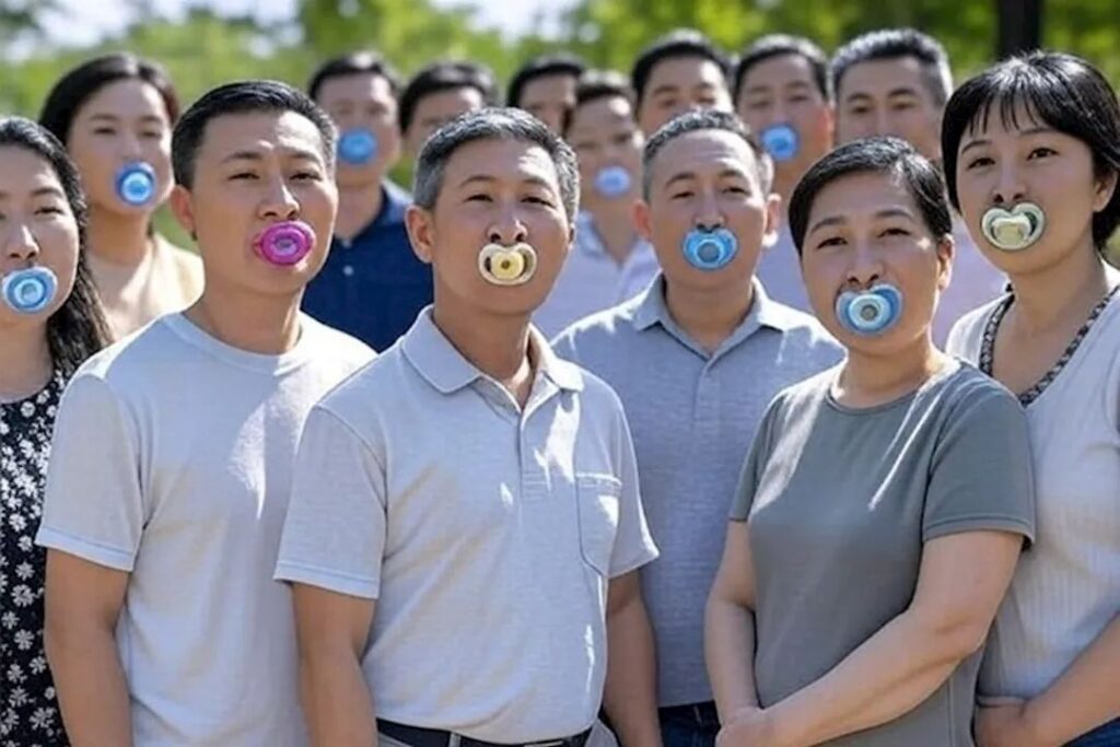 پستانک بزرگسالان چین؛ مد جدید مقابله با اضطراب