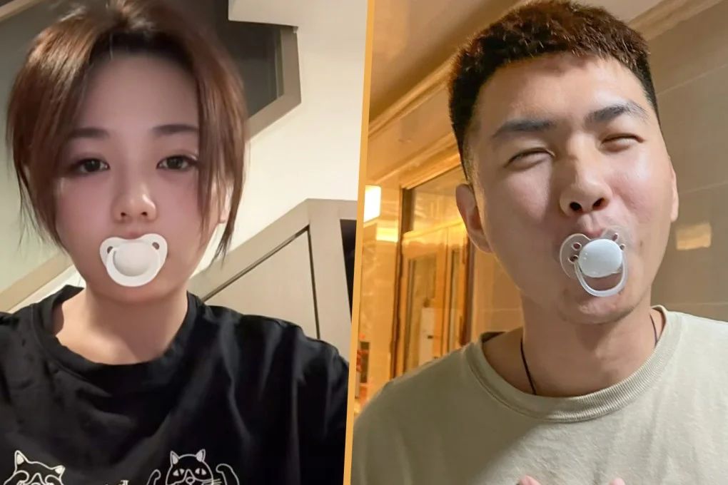 پستانک بزرگسالان چین؛ مد جدید مقابله با اضطراب