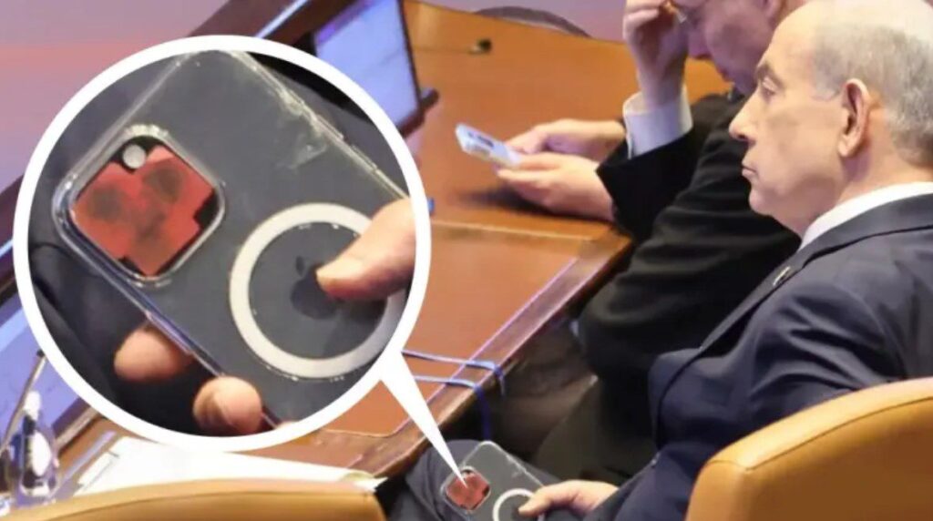 امنیت گوشی نتانیاهو؛ چسب قرمز یا ترس از هک؟